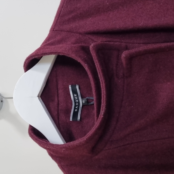 BASQUE** NEW** WOMENS WOOL COAT 16 - Picture 5 of 14